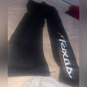 Women’s Gilden wide leg sweatpants Texas Longhorns size L
